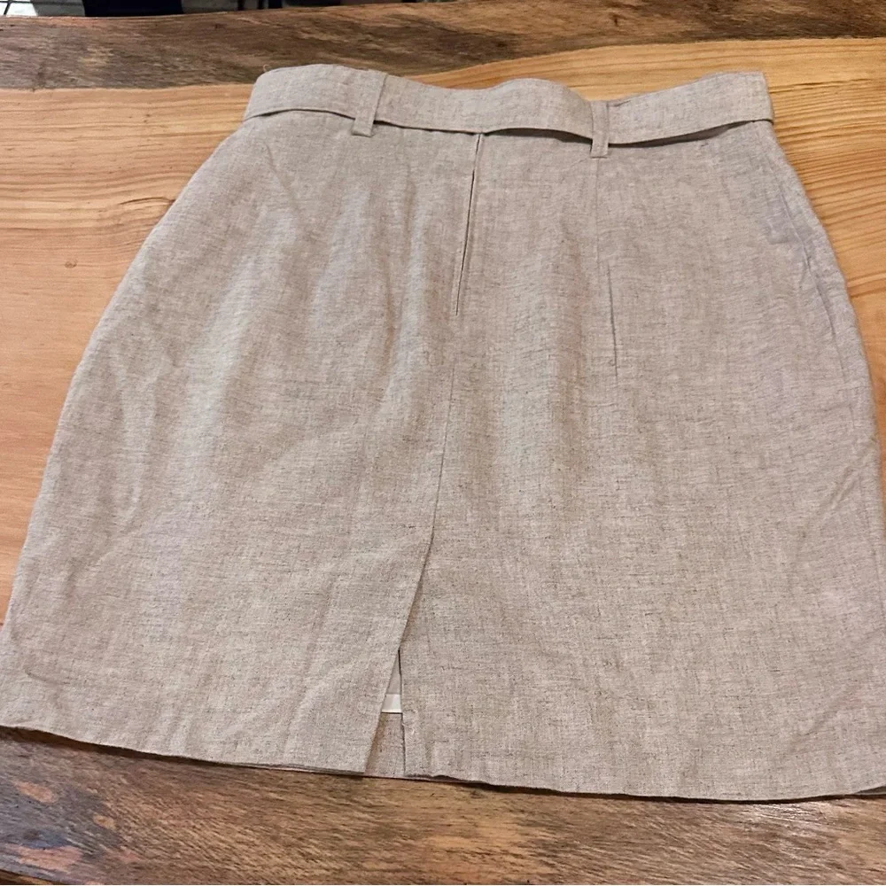 Ellen Ashley Linen/Rayon Fully Lined Size 12 Skirt - Picture 2 of 3